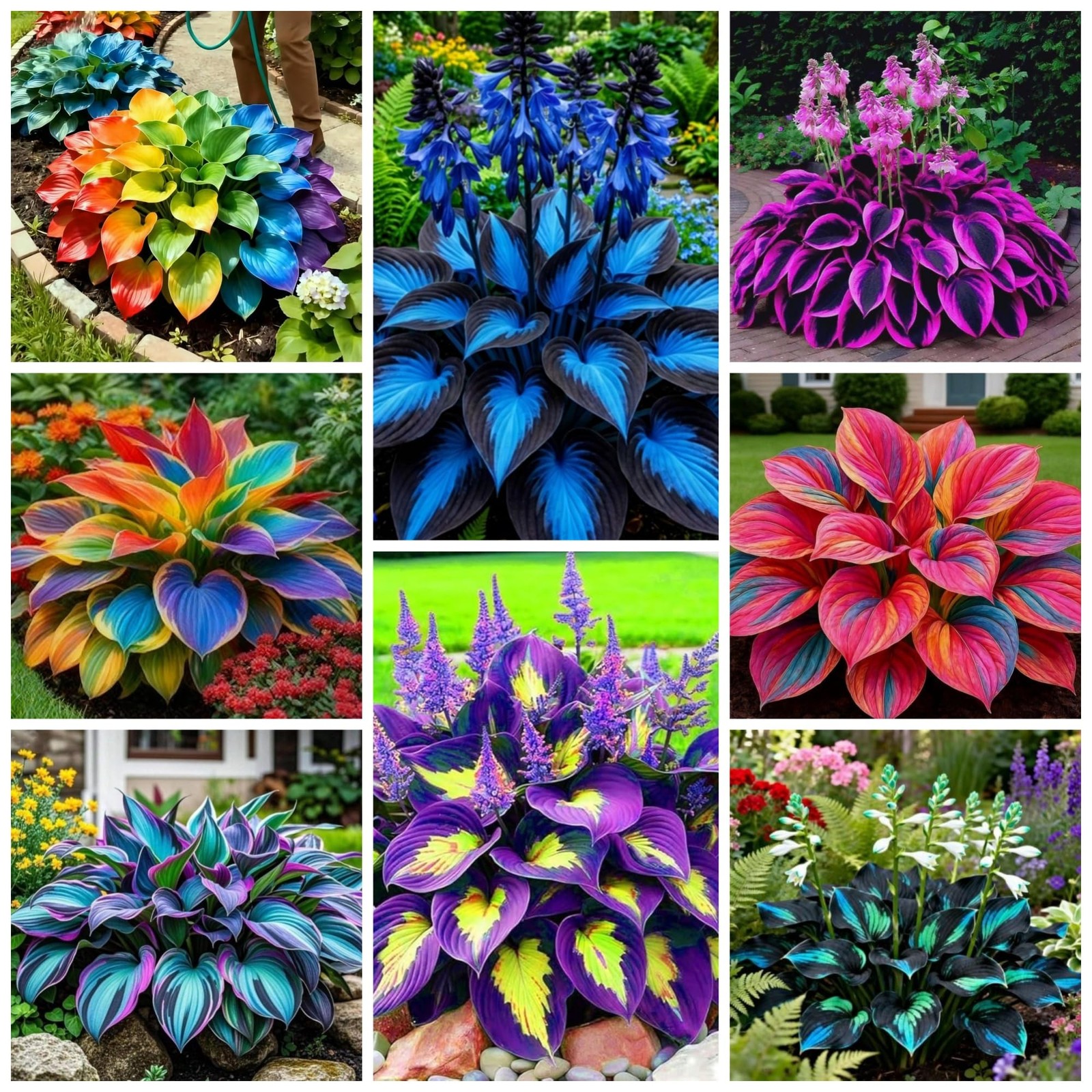 290+ Perennial Hostas for Planting, Low Maintenance Rich Foliage, Heart Hosta