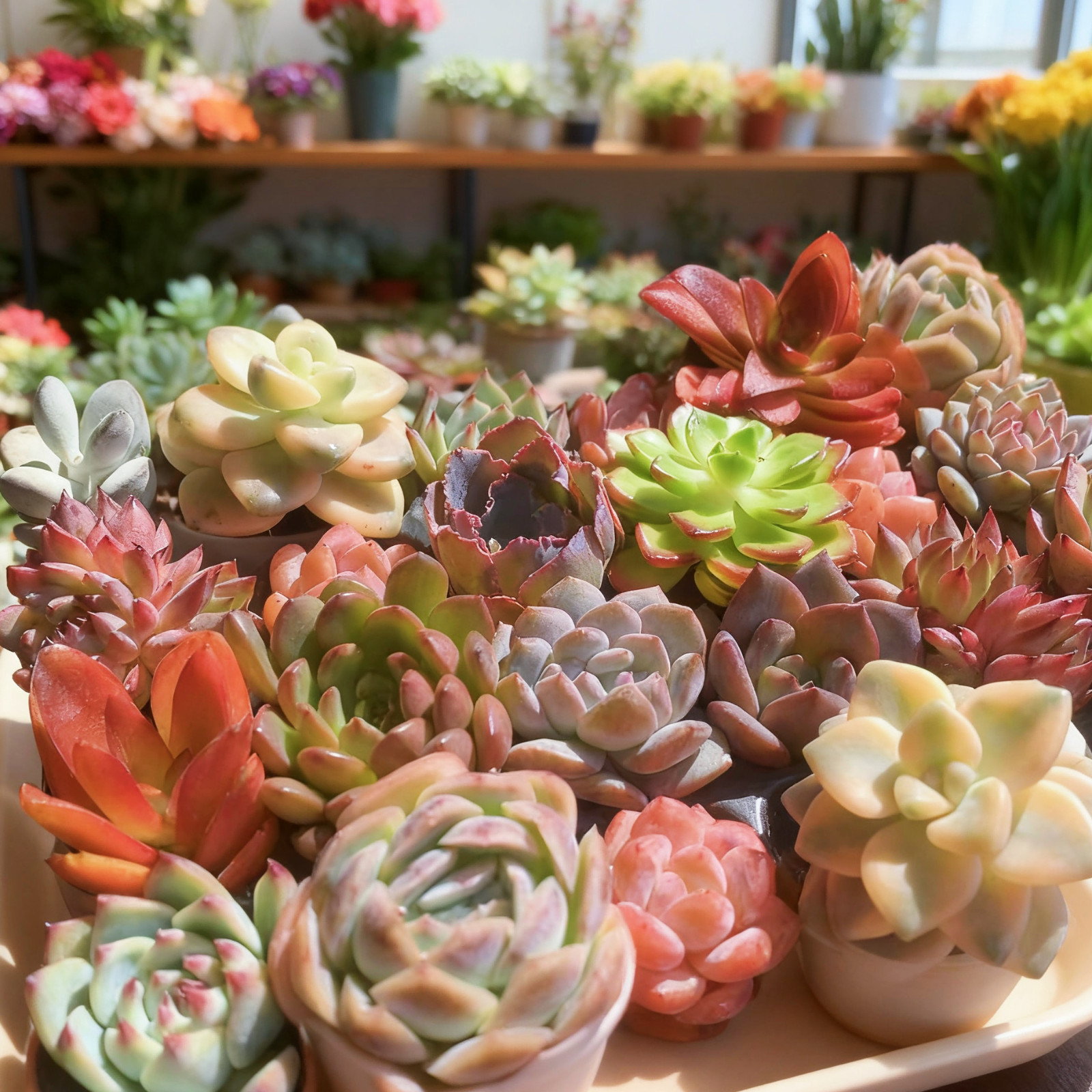 Succulent Plant Live Mix 6/12/24 Pcs Assorted, Bare Root Without Soil Pot,