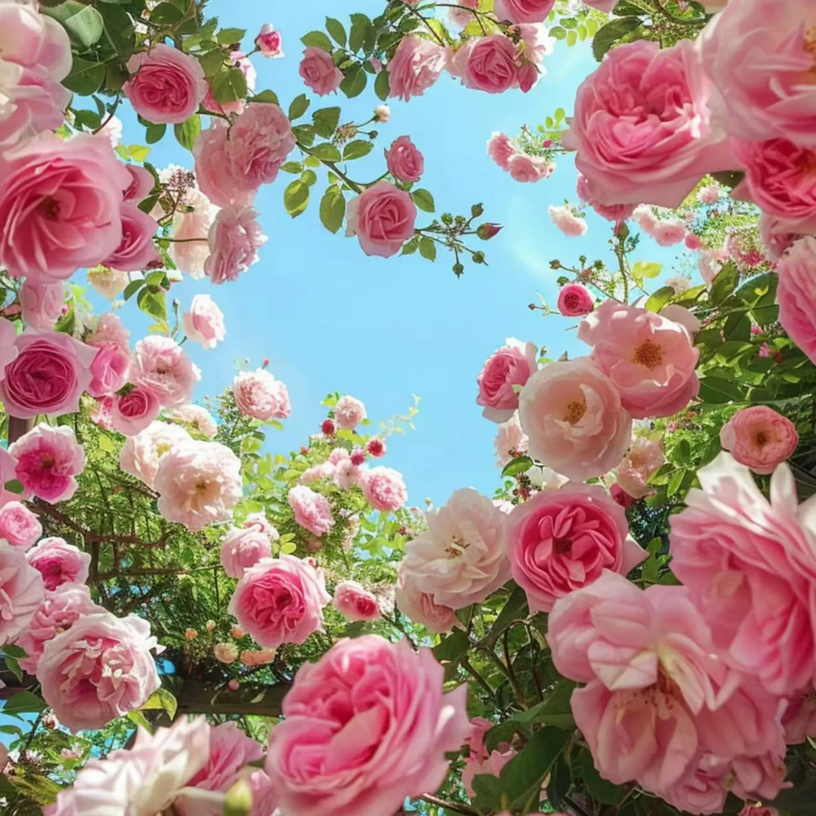 50 Pink Climbing Rose Seeds – Romantic Trellis Blooms for Arbors & Fences – All