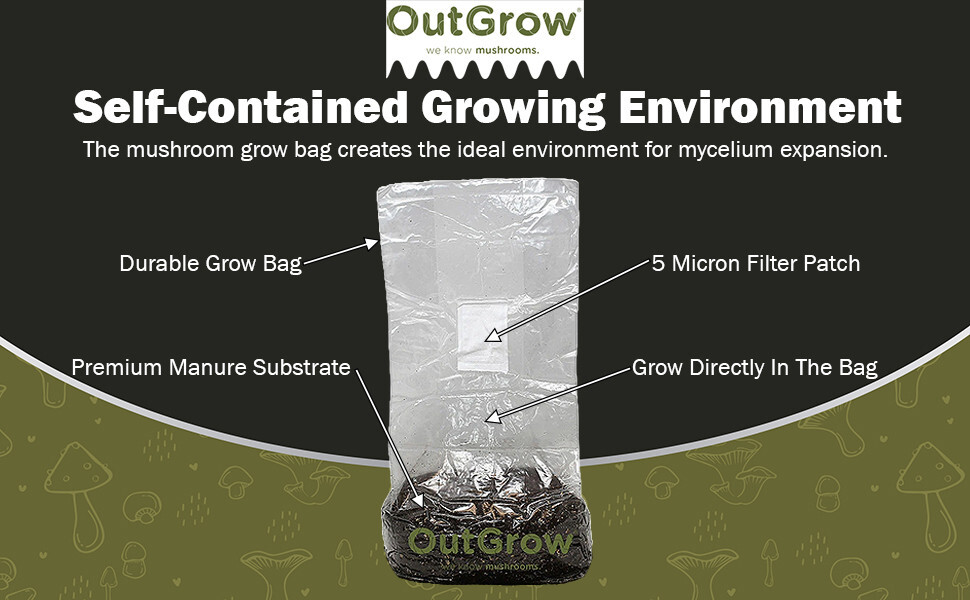 Manure Based Mushroom Substrate – 25 lbs Bulk Substrate