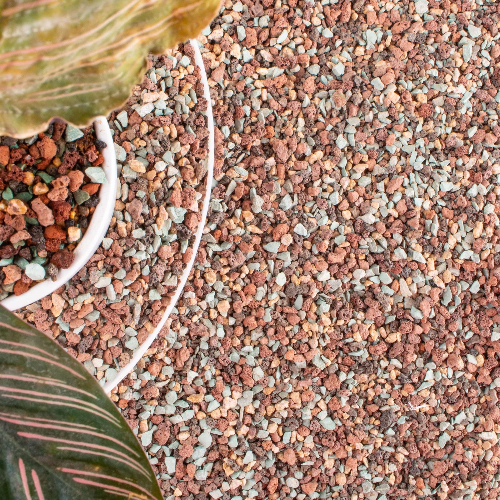 18lb Mix Lava Rocks for Plants in Door -Gravel Pebbles for Bonsai Succulent Cact