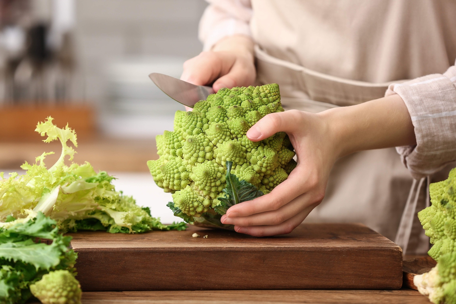 500 ROMANESCO BROCCOLI Broccoflower Cauliflower Brassica Vegetable Seeds *FlatSH