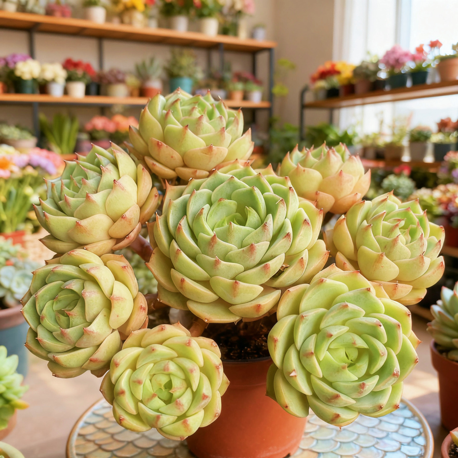 Echeveria Ben Badis Rare Succulent Plant, Bare Root Easy Care Live