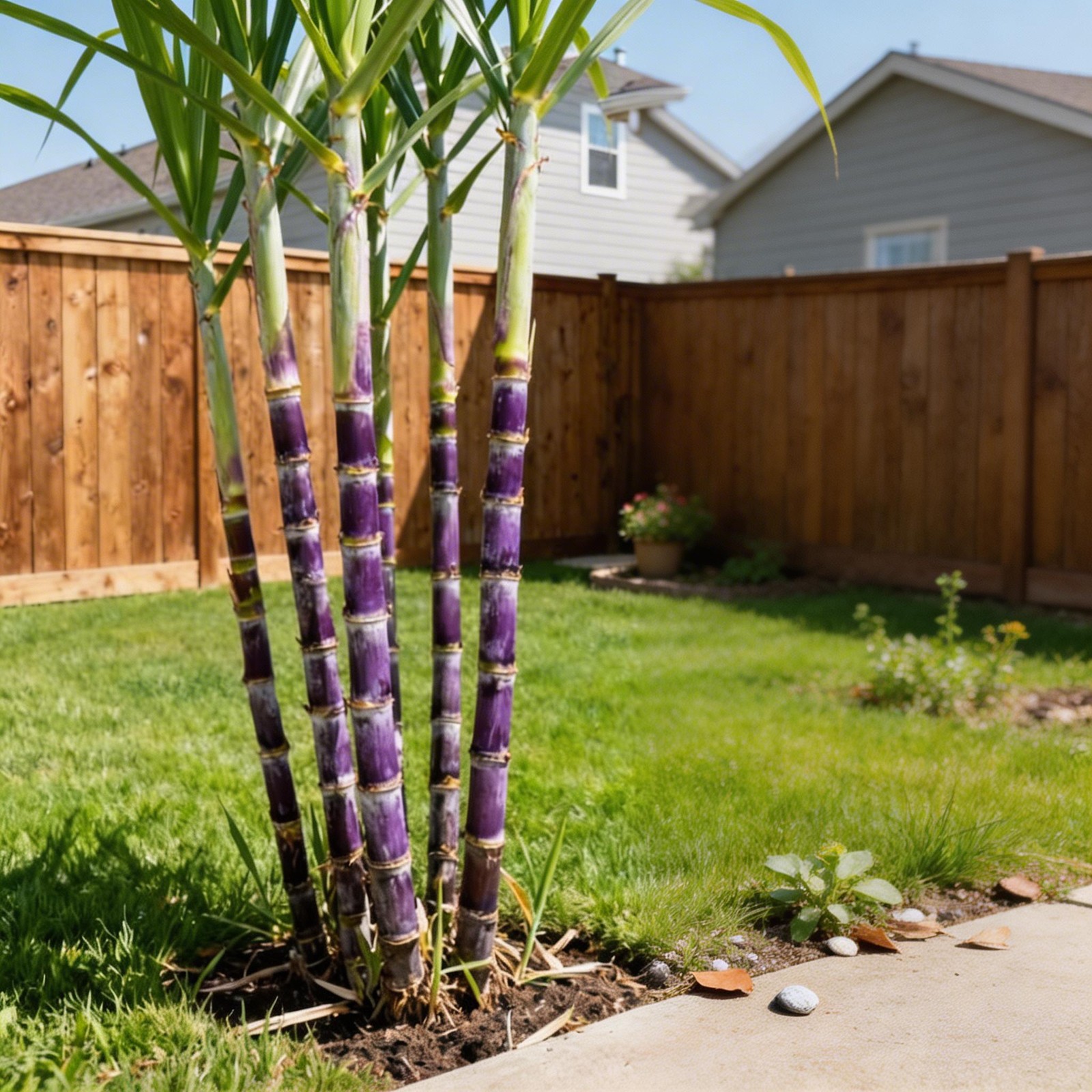 1000 Pcs Tropical Sugar Cane Seeds Garden Plant Seeds for Warm Area Planting