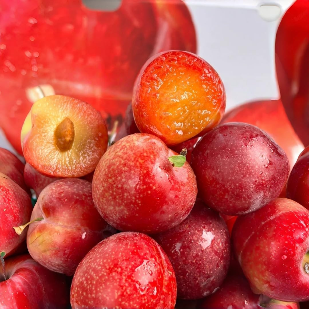 Plum Tree Seeds 150Pcs – Non-Gmo Heirloom Fruit Tree, Sweet Juicy Fruits & High