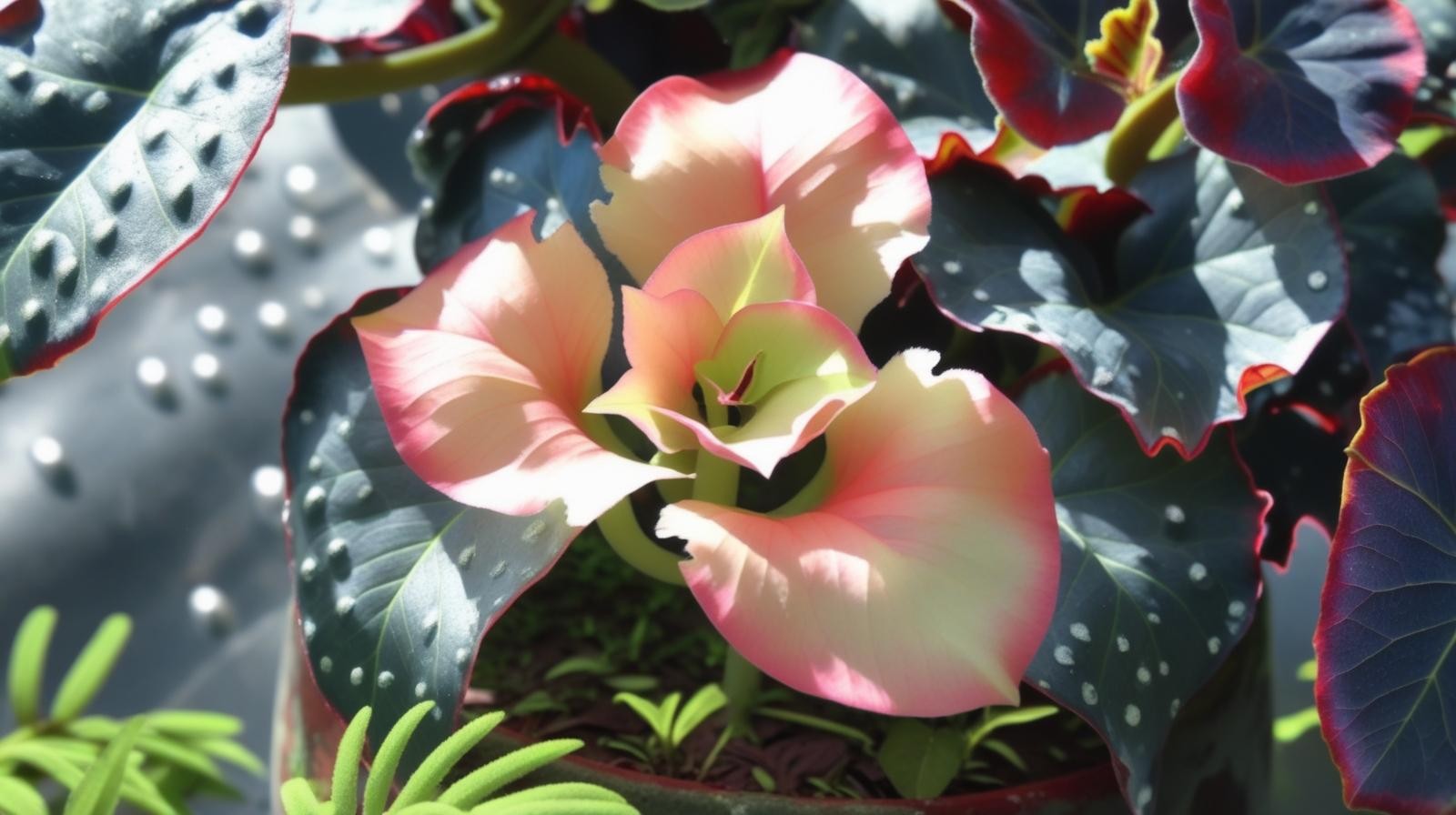 Angel Wing Begonia Fannie Moser Live Rooted Starter House Plant BUY 2 GET 1 FREE