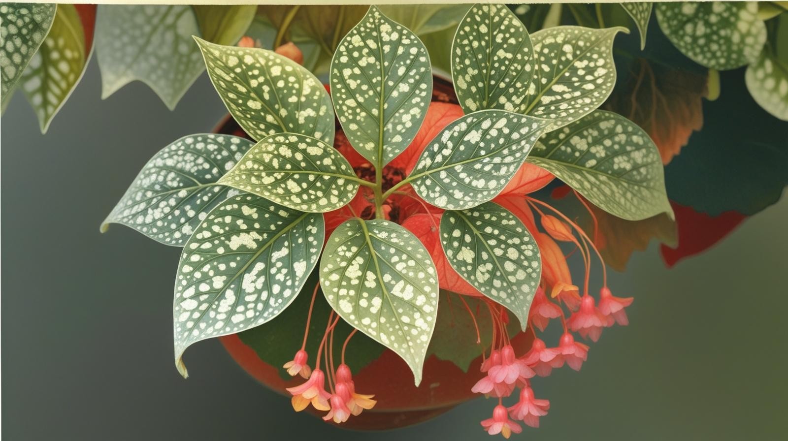 Angel Wing Begonia Snow Capped Live House Plants BUY 2 GET 1 FREE
