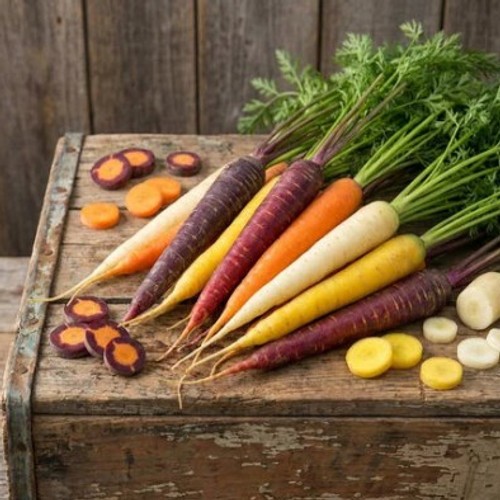 Rainbow Mix Carrot: 500 Seeds