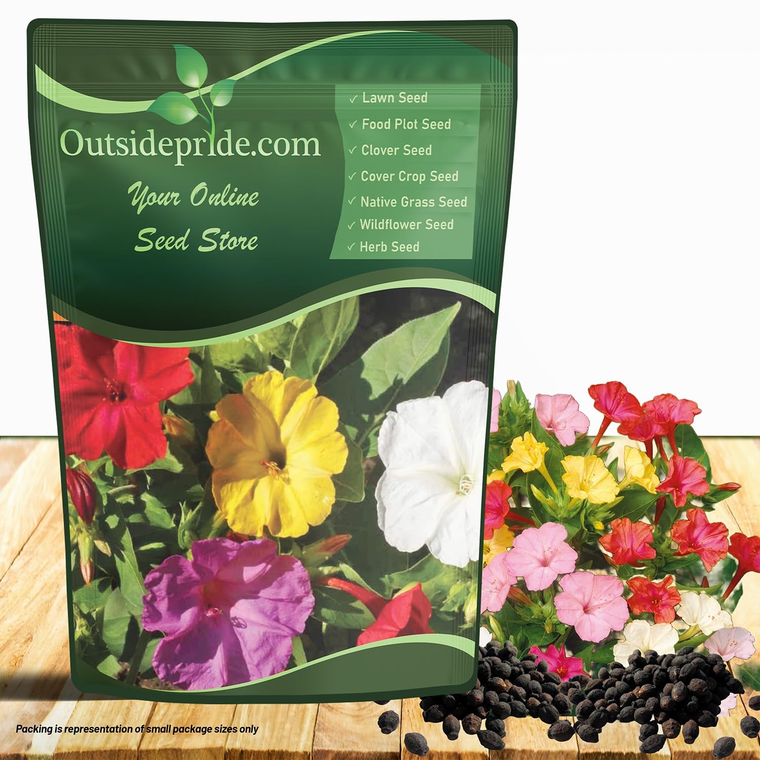 Mixed Four O’clock Flower Seeds – 1/4 lb Perennial Fragrant, Trumpet-Shaped B…