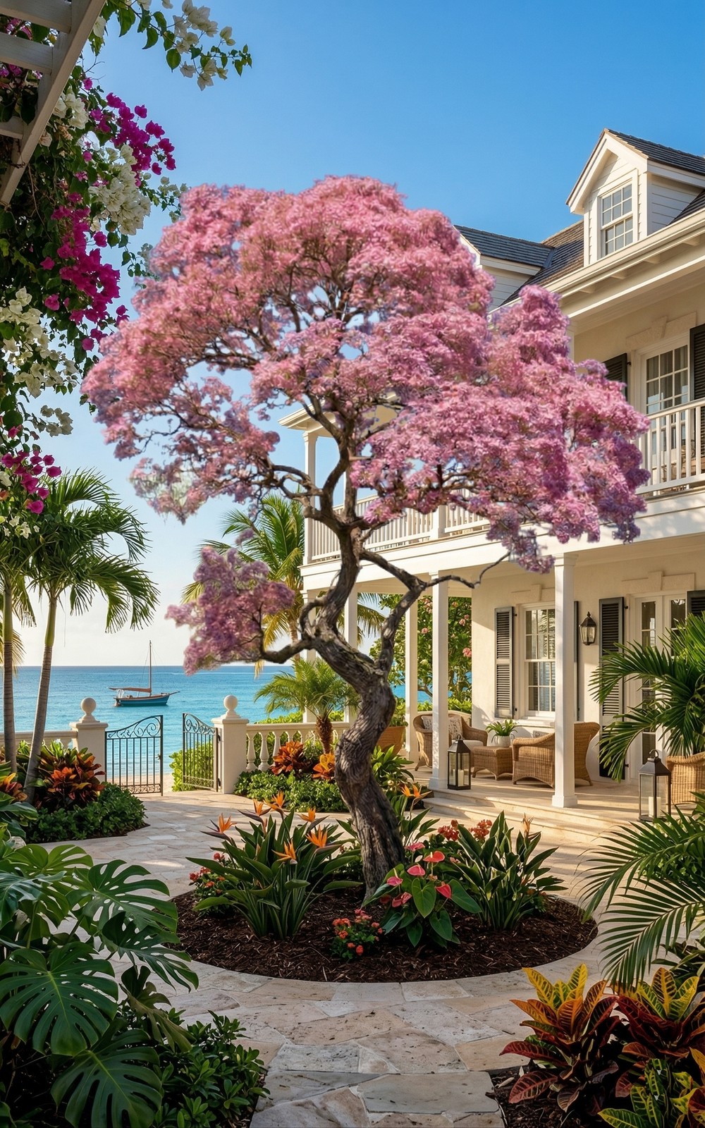 TABEBUIA IPE Pink Trumpet Tropical Tree Live Plant Impetiginosa Spring Flowers
