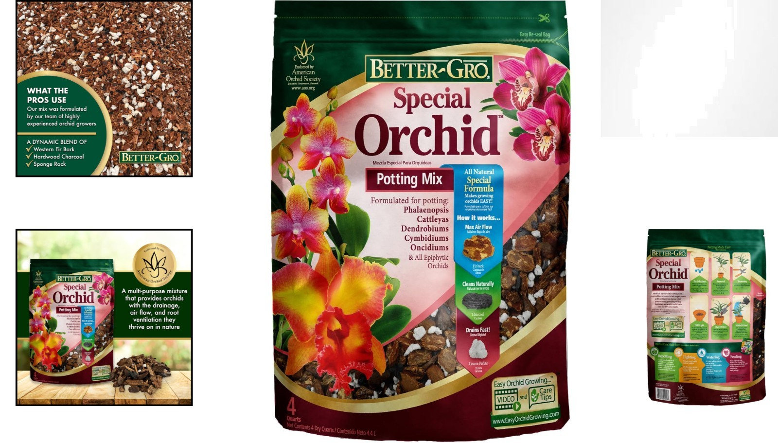 Expertly Formulated Orchid Bark Mix – 4 Quarts for Optimal Drainage & Airflow