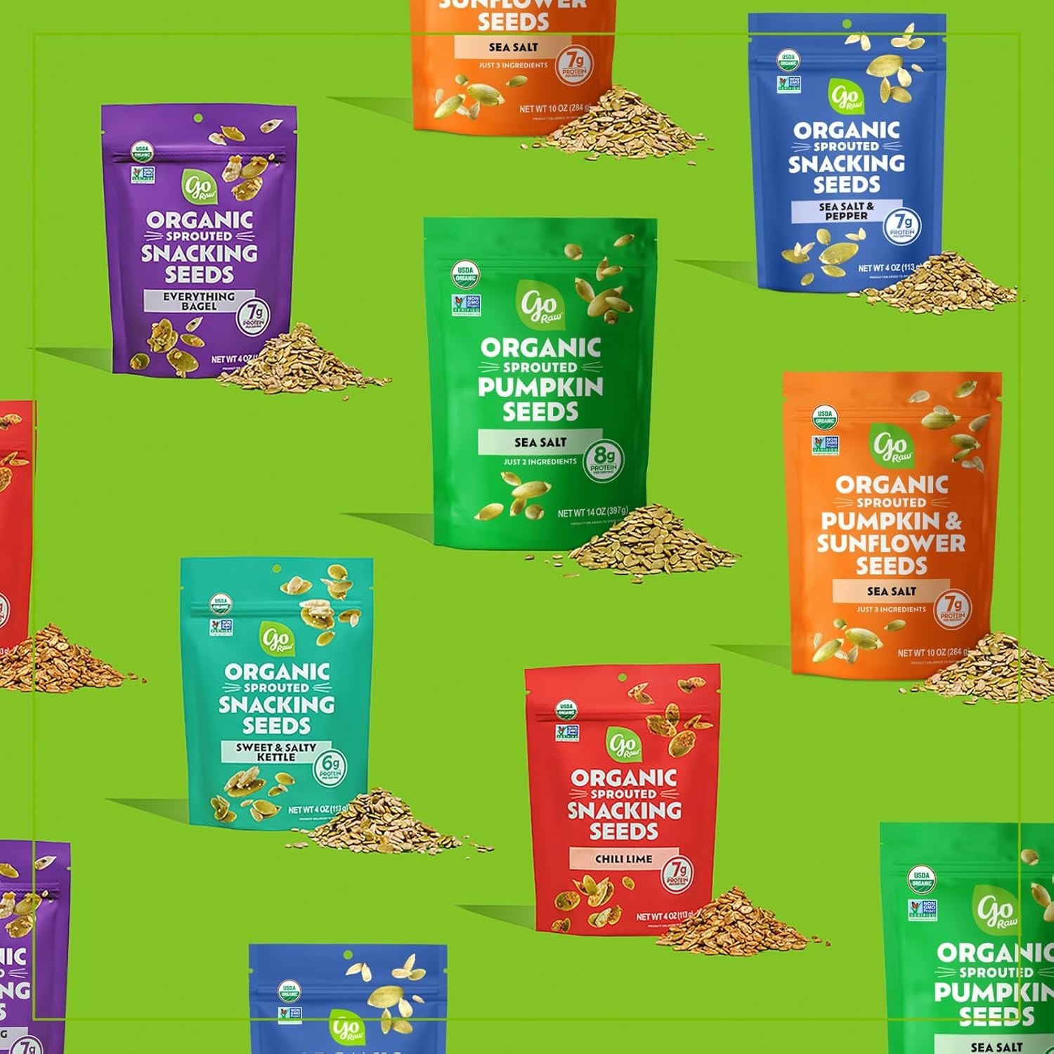 Nutrient-Rich Sprouted Pumpkin Seeds, 14oz