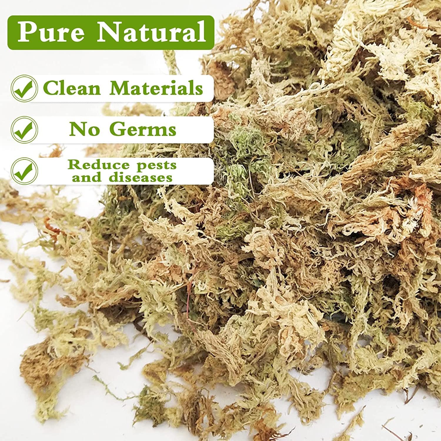 3.5oz Premium Sphagnum Moss Potting Mix- 4 4 quarts, 4 QT(Appx.3.5oz)