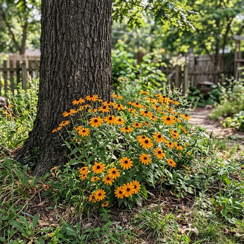 300 Count Orange Black Eyed Susan Seeds – Stunning Yard Decor, Heirloom Floral