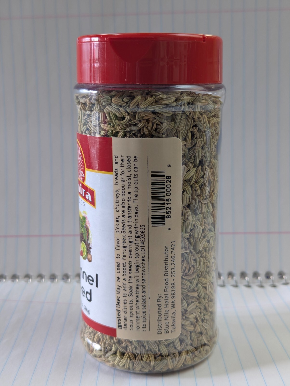 Fennel Seeds 198g