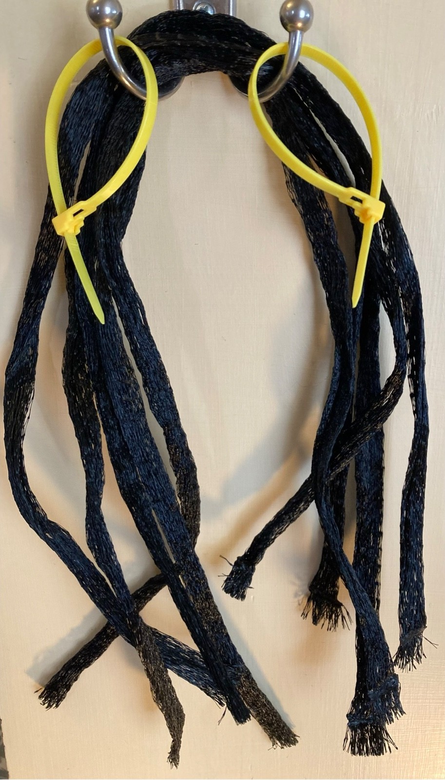 5 New Black Polymesh Produce Bags, 24” long, with 2 Releasable Zip Ties