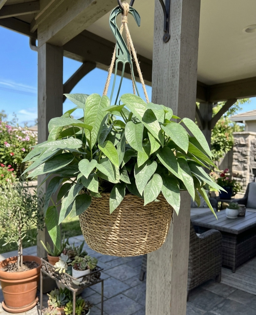 Rare Cebu Blue Pothos Climbing Indoor Outdoor Live Plant Rooted 2 Inch Pot