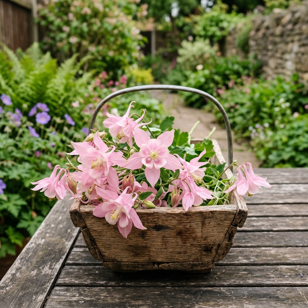 100 Soft Pink Columbine Aquilegia Seeds for Planting – Premium Heirloom Seed