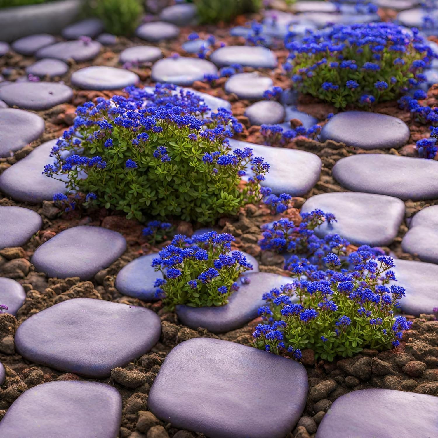 20000+ Magic Blue Creeping Thyme Seeds for Planting Ground Cover Plants Heirloom