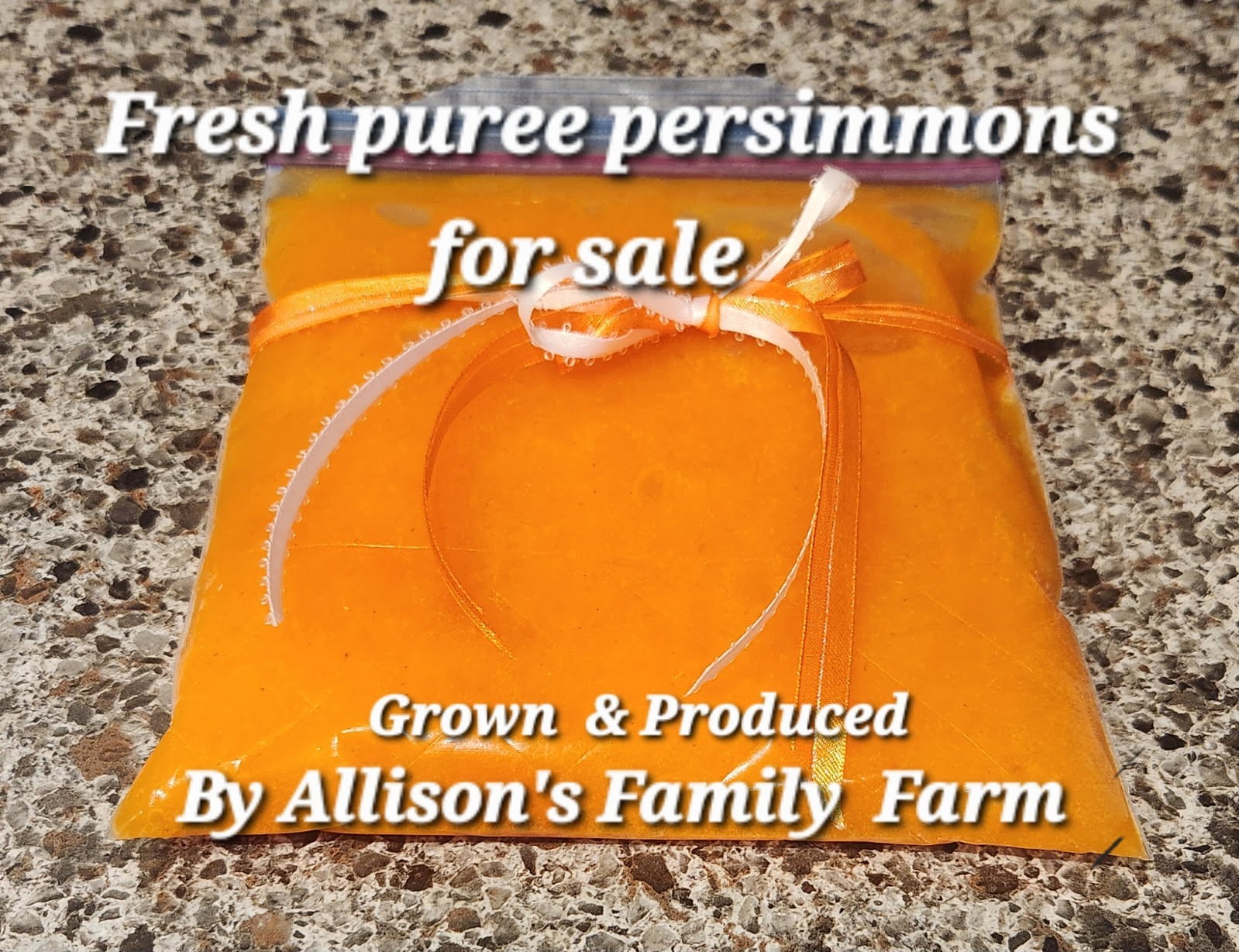 HACHIYA PERSIMMONS PUREE (3- 2 cup Packages)