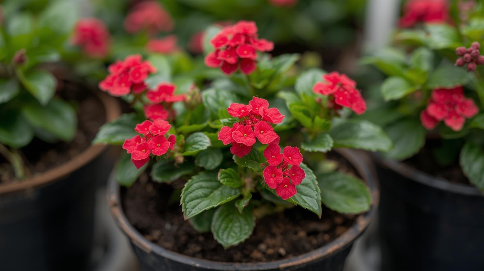 Lantana Dwarf Raspberry (Rooted Starter Plant) Live House Plants