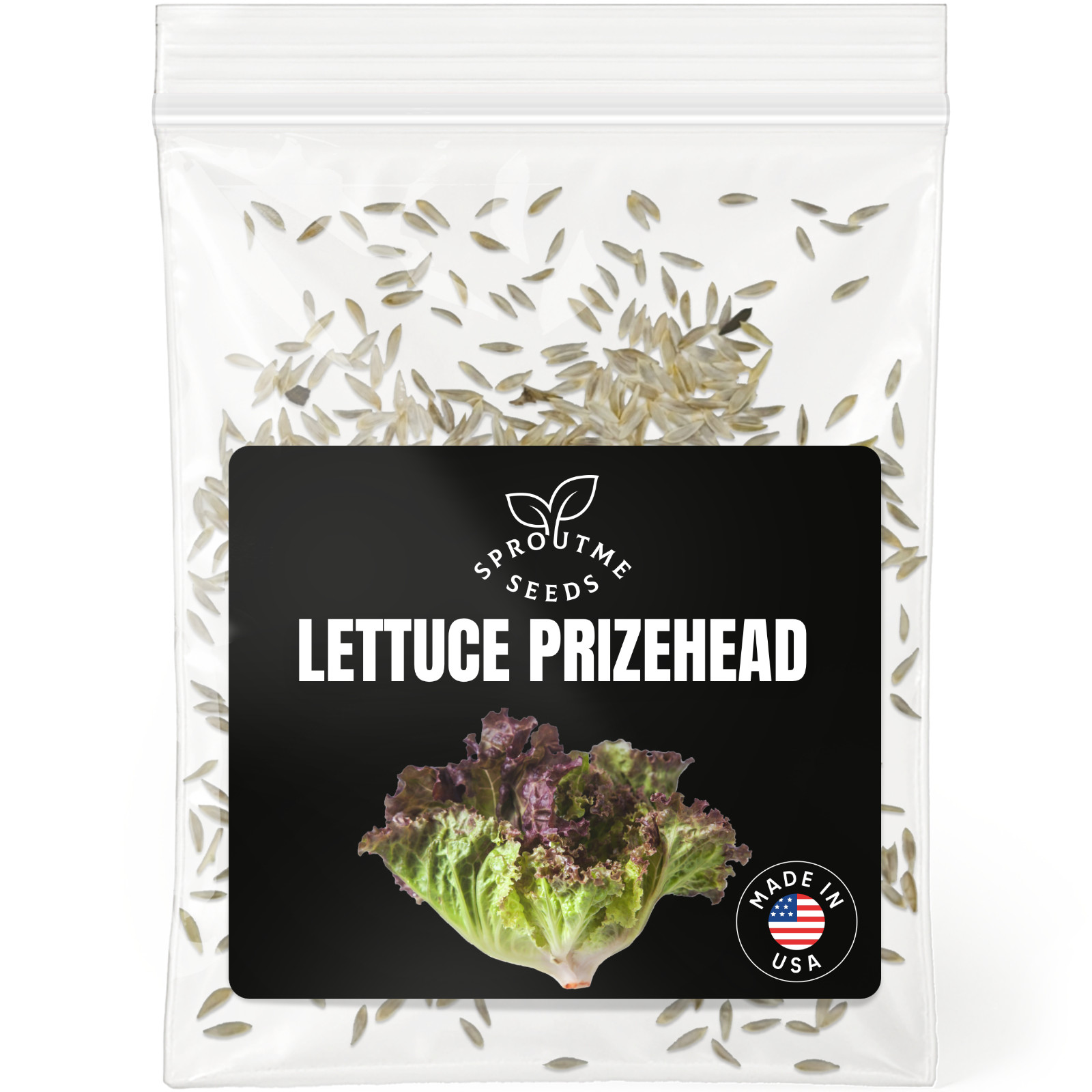 Prizehead Lettuce Seeds 500+, Heirloom Non-GMO, Loose Leaf Salad Greens