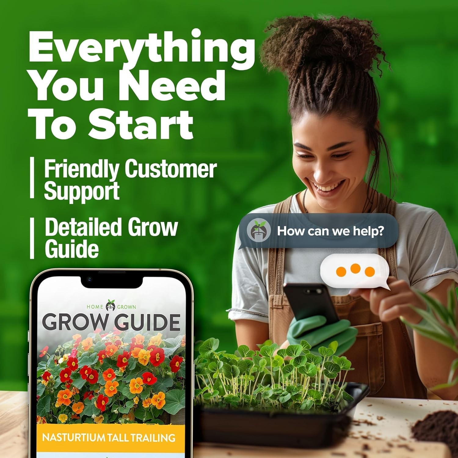 Vibrant Nasturtium Seeds – Grow 250+ Edible Flowers Beautifully in Your Garden