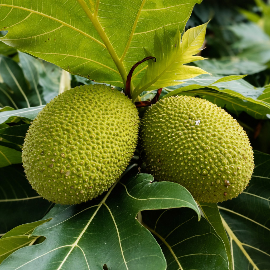 Breadfruit Tree (Artocarpus camansi) – Live Tropical Fruit Tree – USDA Certified
