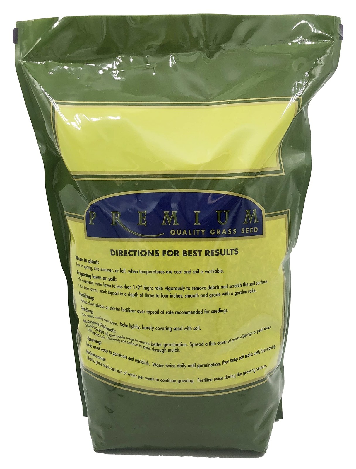 EcoFriendly Low Grow Fescue Grass Seed Mixture, 3 lb Bag