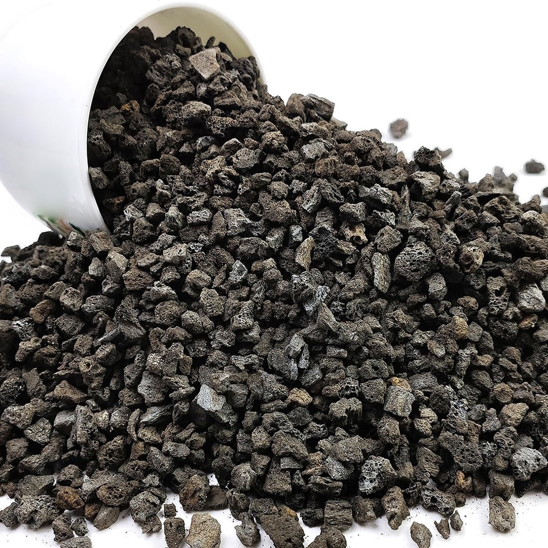 YISZM Black Horticultural Lava Rocks for Plants, 5lb Succulents Cactus Bonsai