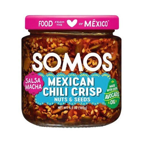 Salsa Macha Mexican Chili Crisp With Nuts And Seeds 6.5
