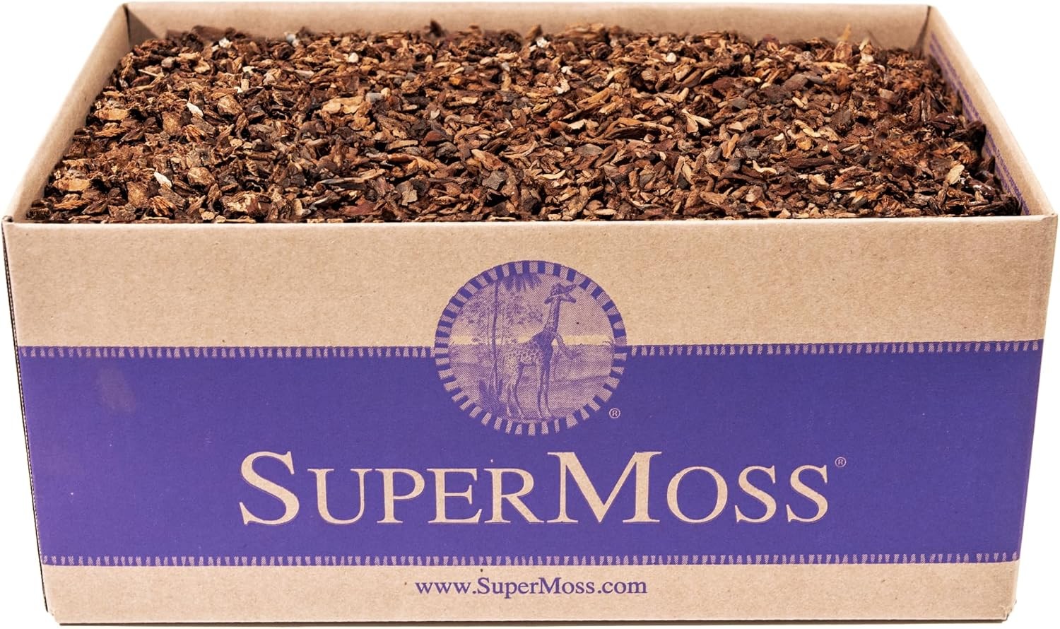 SuperMoss (23107) Orchid Potting Bark, 100% Natural White Fir Bark, 1/4″, 1,560