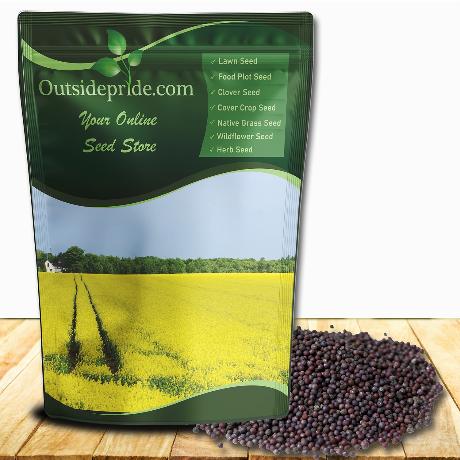 10 LBS Trophy Rape Seed For Deer Food Plots – Brassicas