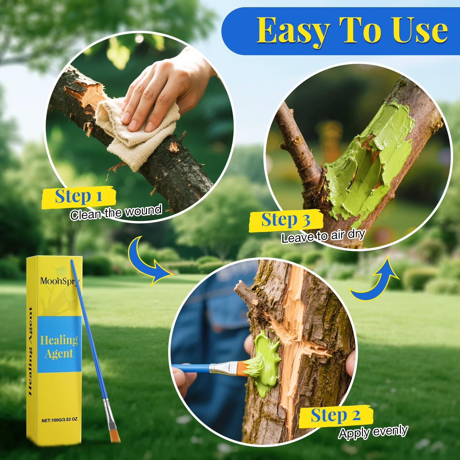 Threlaco Tree Wound Pruning Sealer, Bonsai Sealer Healing Paste, 100g…