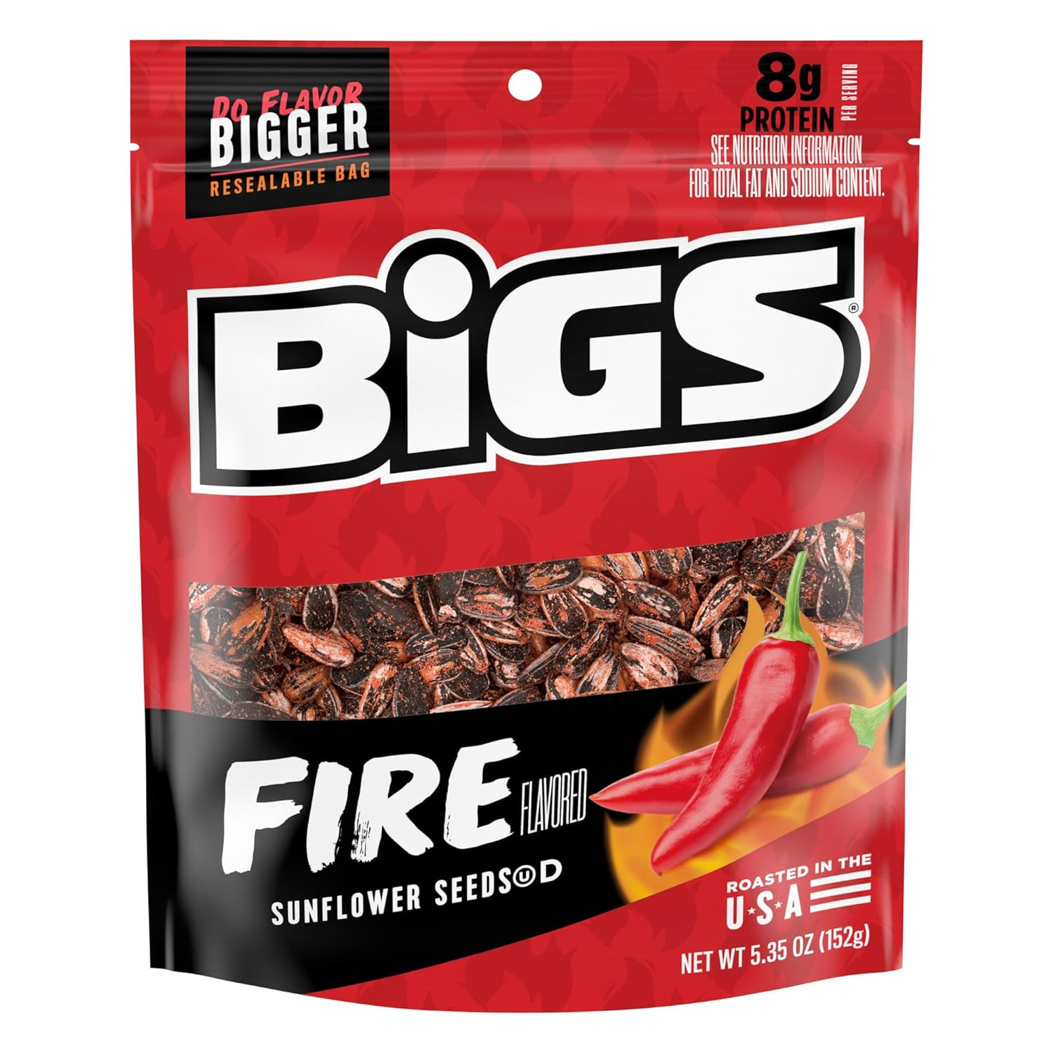 Sunflower Seeds, Fire Flavor, 5.35 Oz.