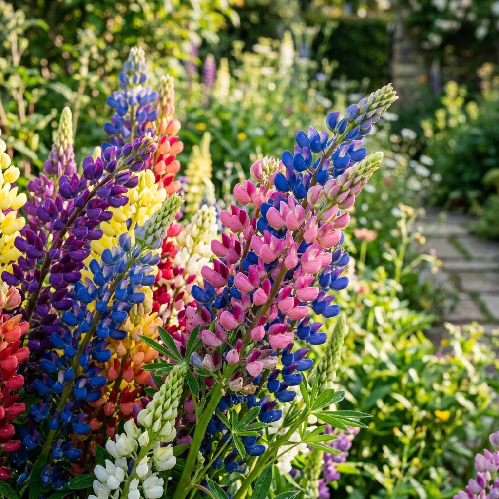100 Mix Color Russell Lupine Seeds for Planting – Vibrant Heirloom Perennial