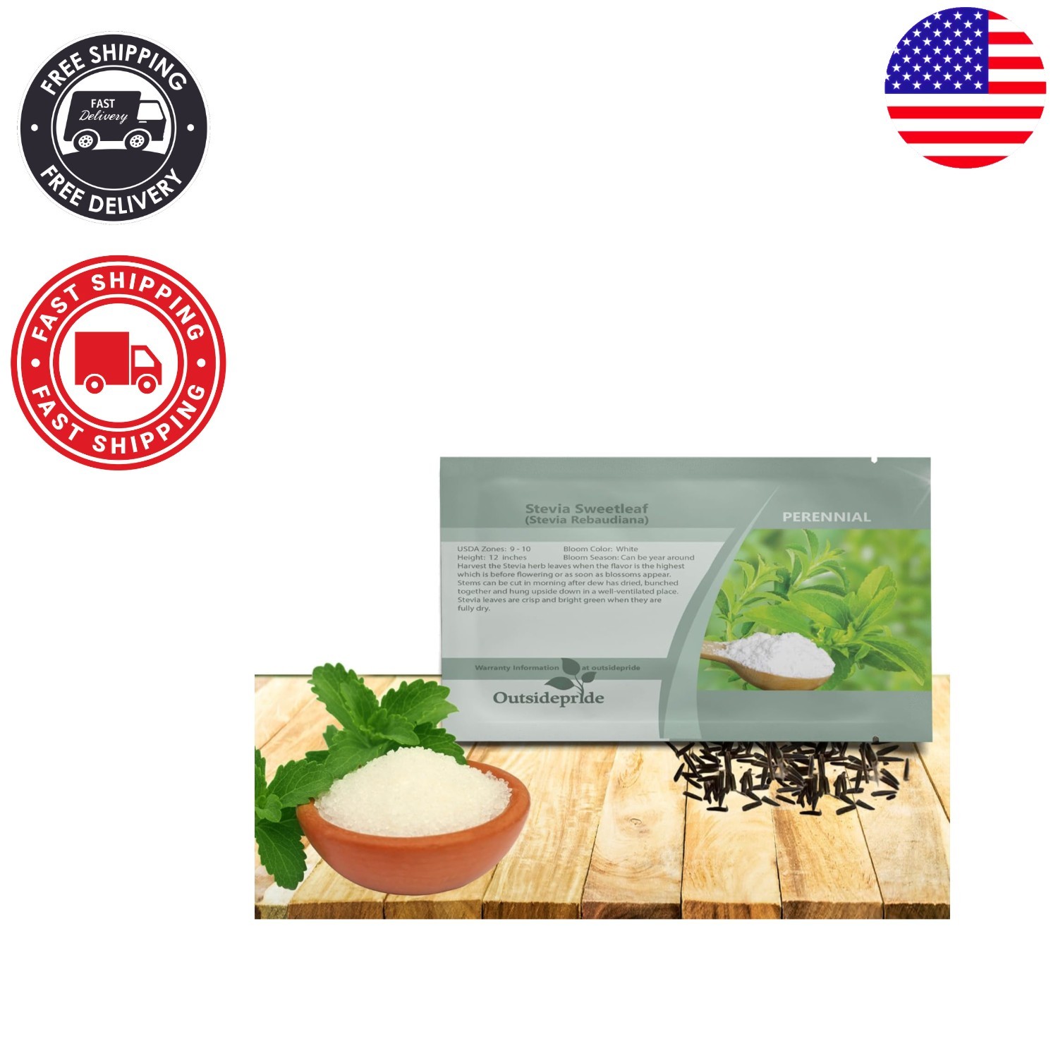 Organic Stevia Sweetleaf Seeds – 50 Pcs for Culinary Delights in Any Garden