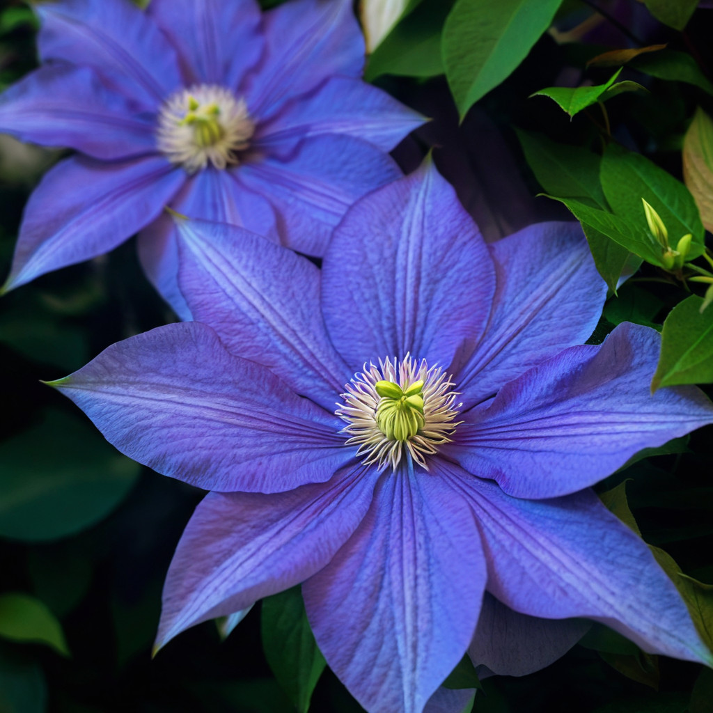 25 Blue Clematis Seeds Flower Seed Perennial Flowers Vine US SELLER