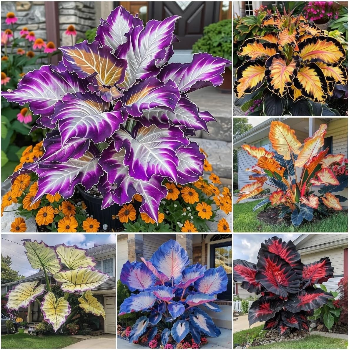 310+ Mixed Color Hosta Seeds for Planting Outdoors – Perennial Shade-Tolerant