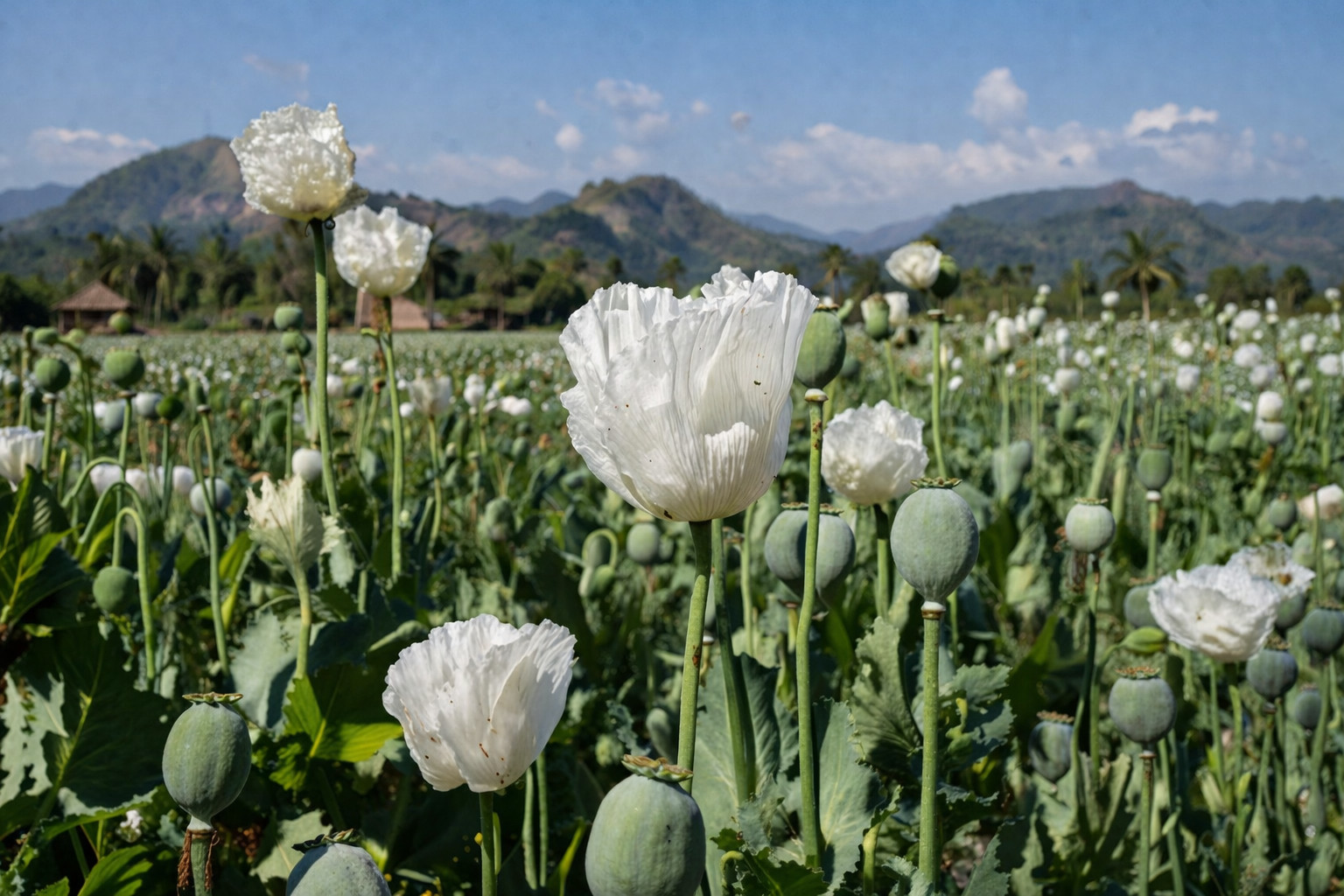 1,000 Burma White Poppy Seeds – P. Somniferum – Very Rare – Limited Quantity