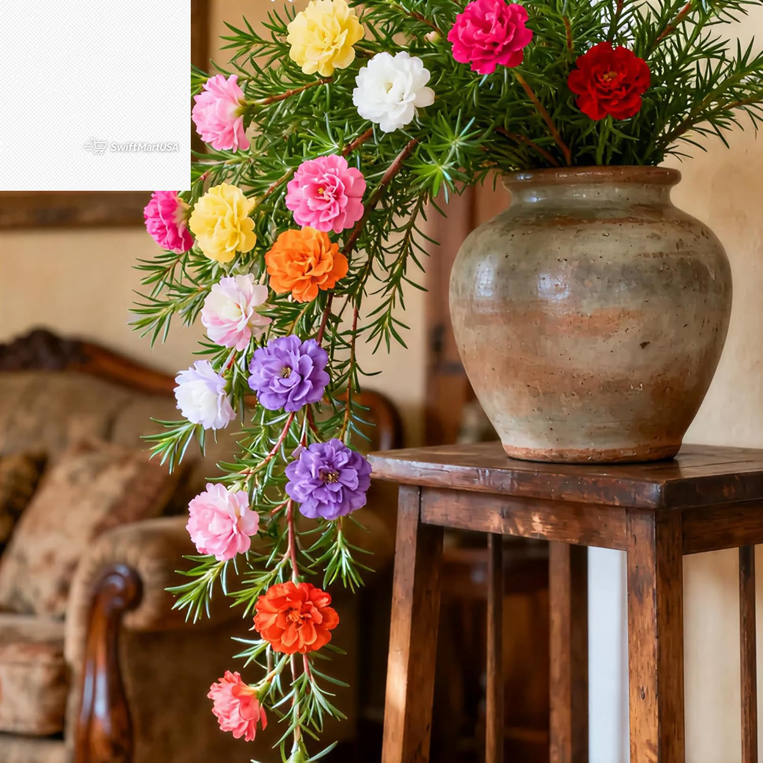 20000+ Moss Rose Seeds Portulaca Grandiflora Mixed Color Flower Ground Cover