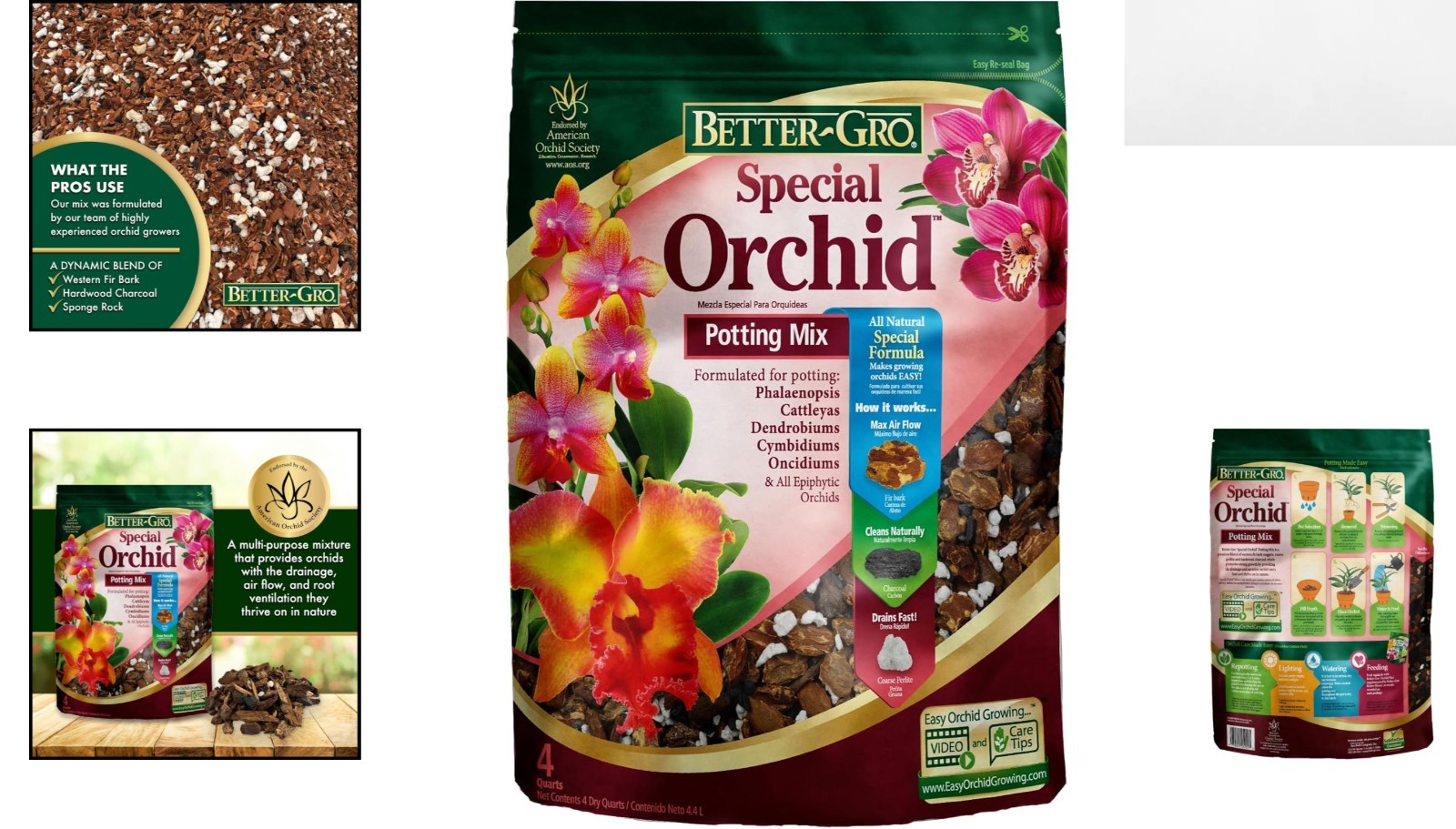 Special Orchid Potting Mix – Expertly Formulated for 4 Quarts of Vibrant Growth