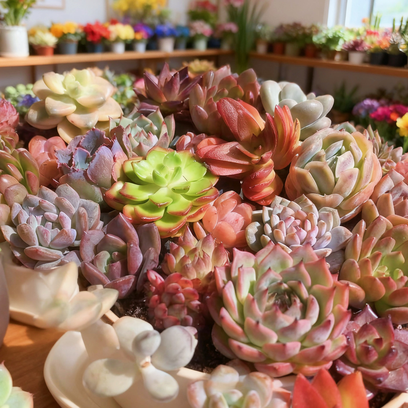 Succulent Plant Live Mix 6/12/24 Pcs Assorted, Bare Root Without Soil Pot,