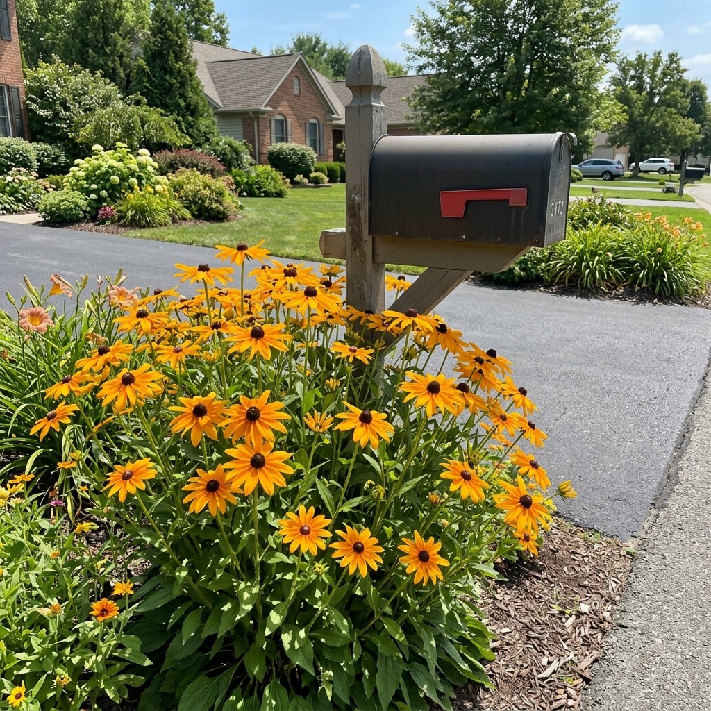 300 Giant Orange Black Eyed Susan Seeds Heirloom Floral Blooms – Long Lasting