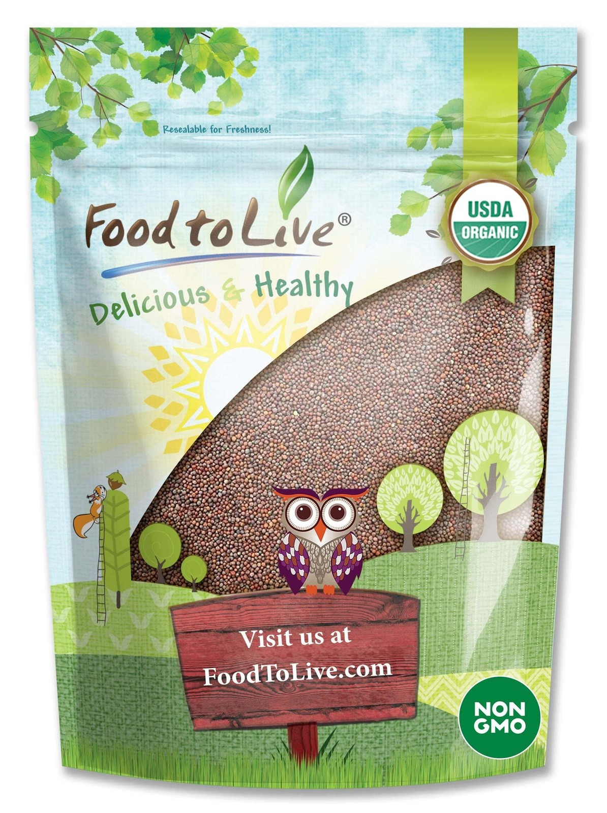 Food To Live Organic Broccoli Seeds For Sprouting 4 Pounds Non-Gmo Vegan Kosher