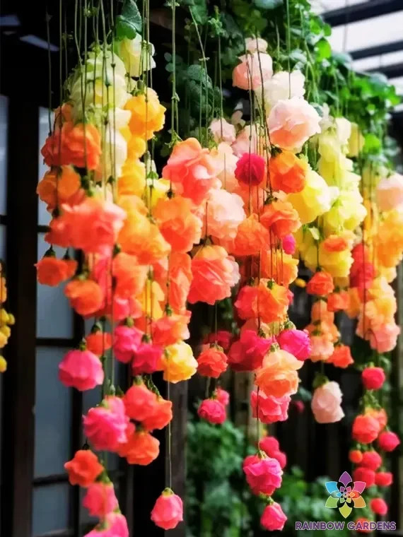 25+ Rainbow Weeping Begonia Seeds for Garden Planting – USA – FREE SHIPPING!