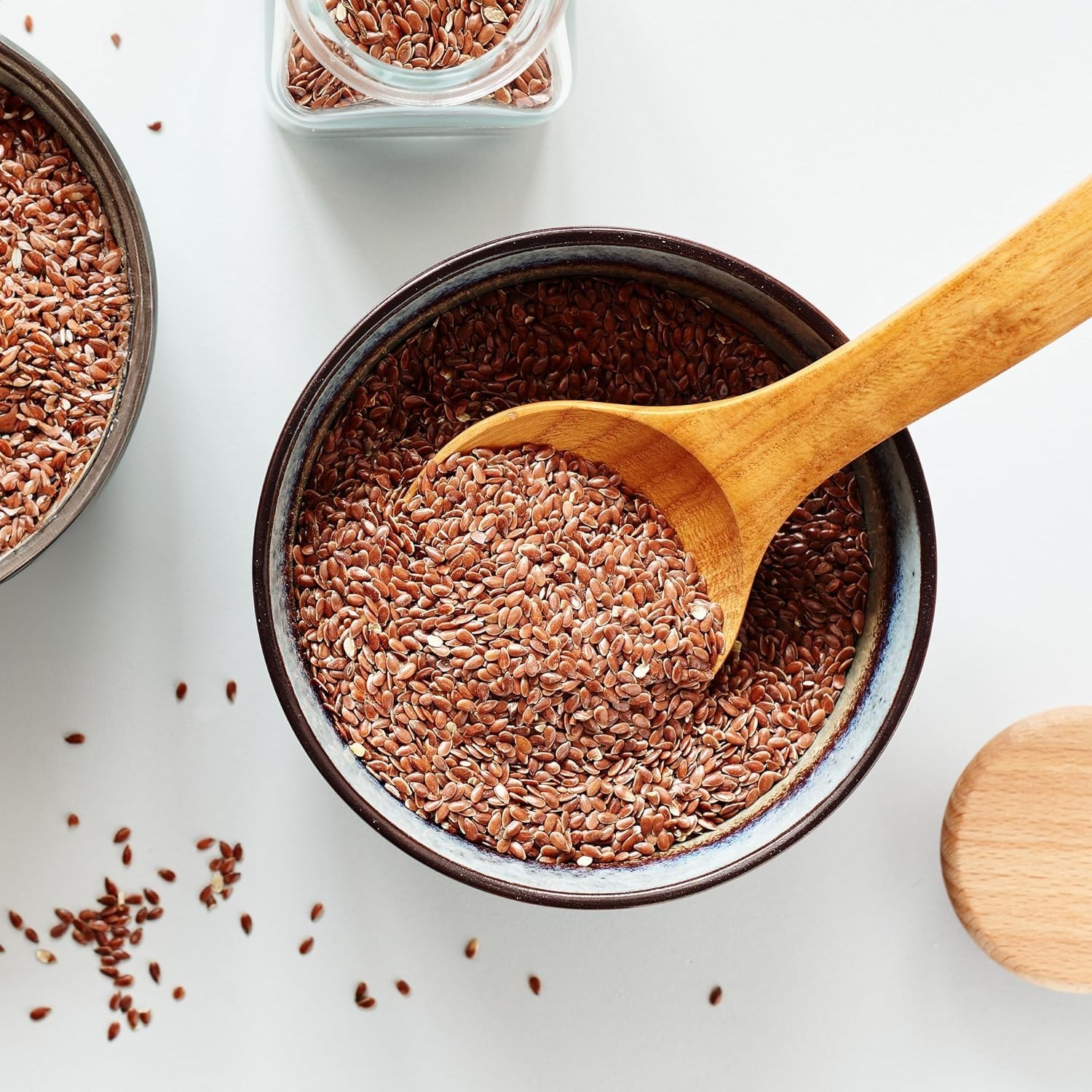 Organic Raw Flax Seeds, 2.2 lb – Rich in Fiber & Omega-3 for Healthy Living