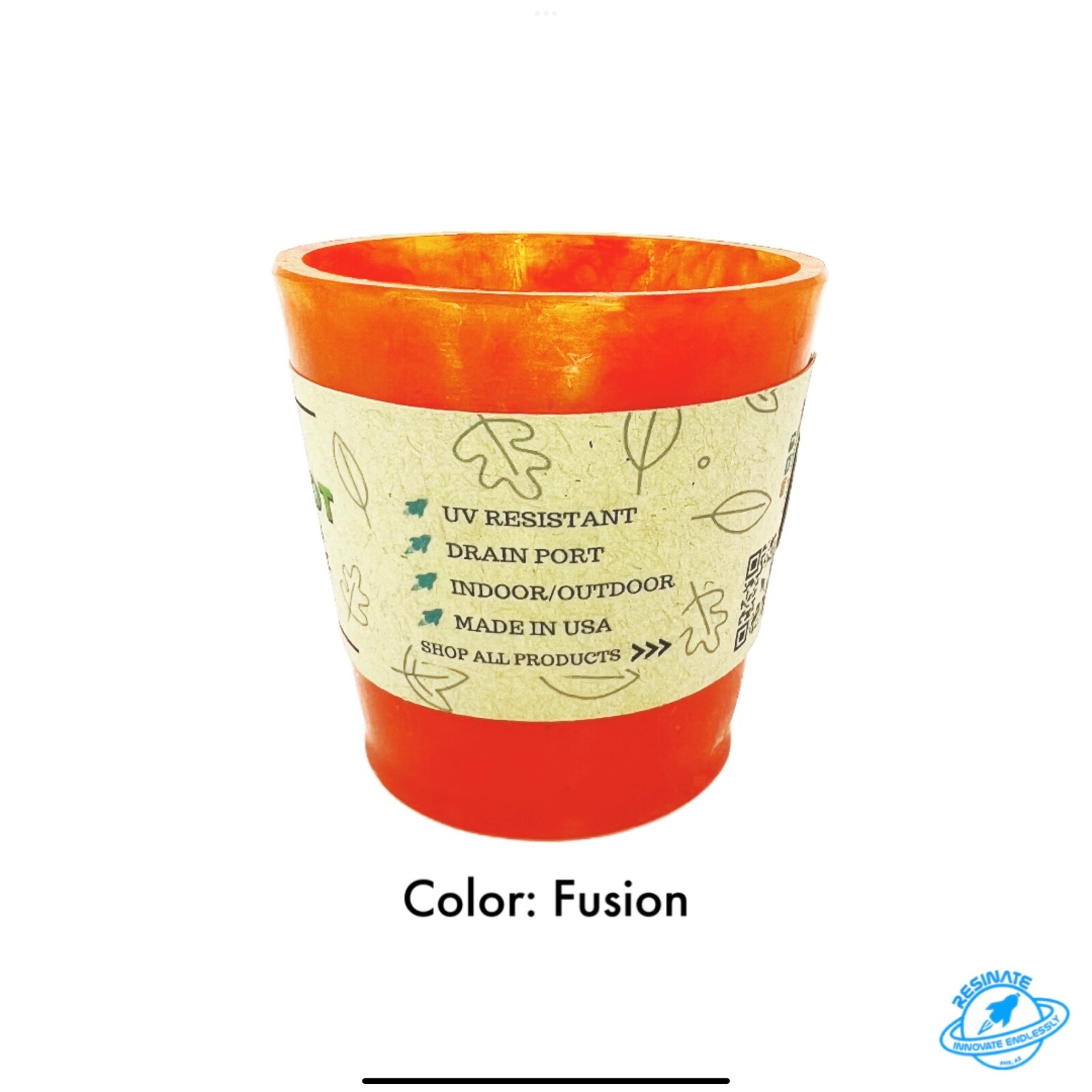The Little Pot | Planter Pot By Resinate | 100% Recycled Plastic | Fusion