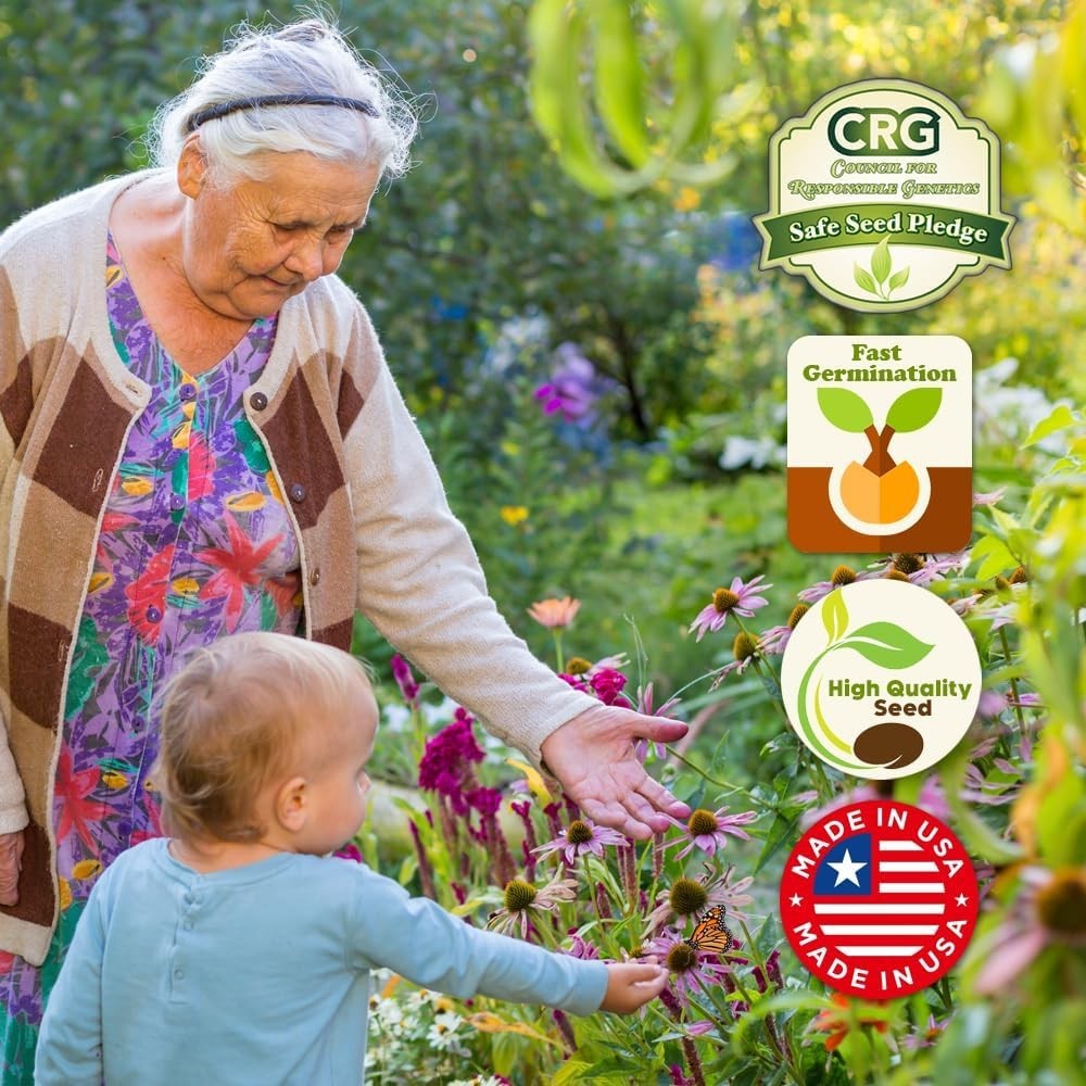 Eco-Friendly 1oz Wildflower Seed Packet – Attract Pollinators & Butterflies