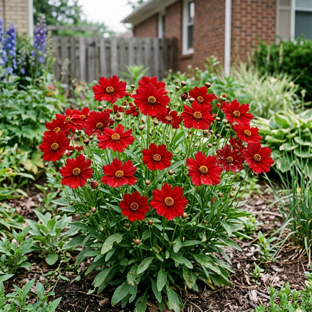 500 Red Coreopsis Seeds for Planting Premium Heirloom Red Coreopsis Flower Seed